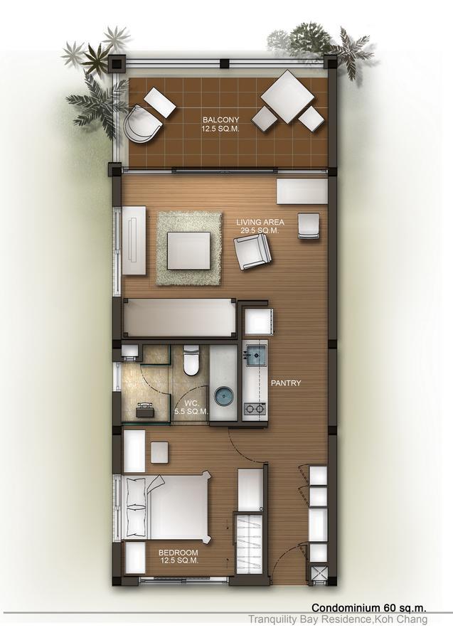 The Beach Condo Ко Чанг Экстерьер фото